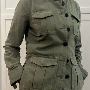 Tory Burch Khaki Green Jacket
